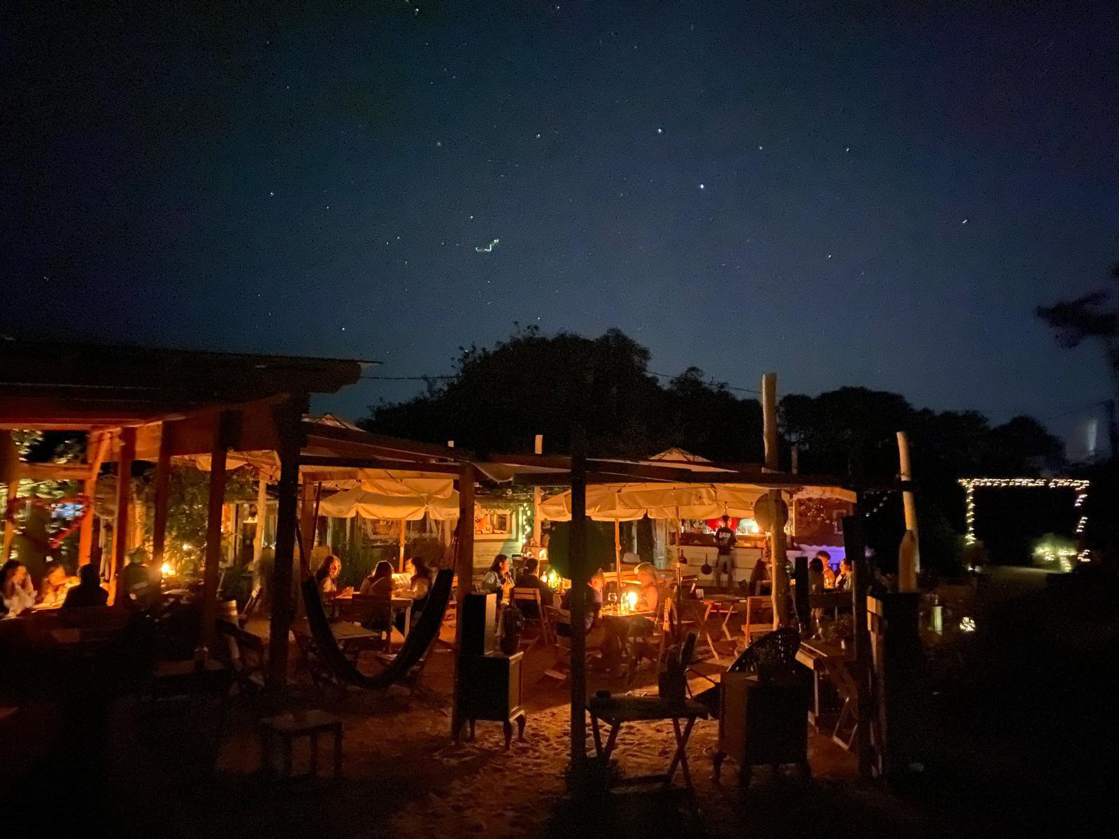 Cielo estrellado sobre el jardín de Cardamomo