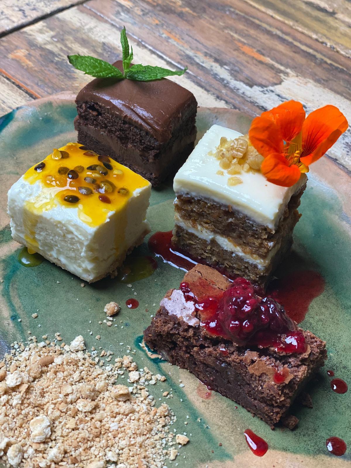 Selección de postres de Cardamomo